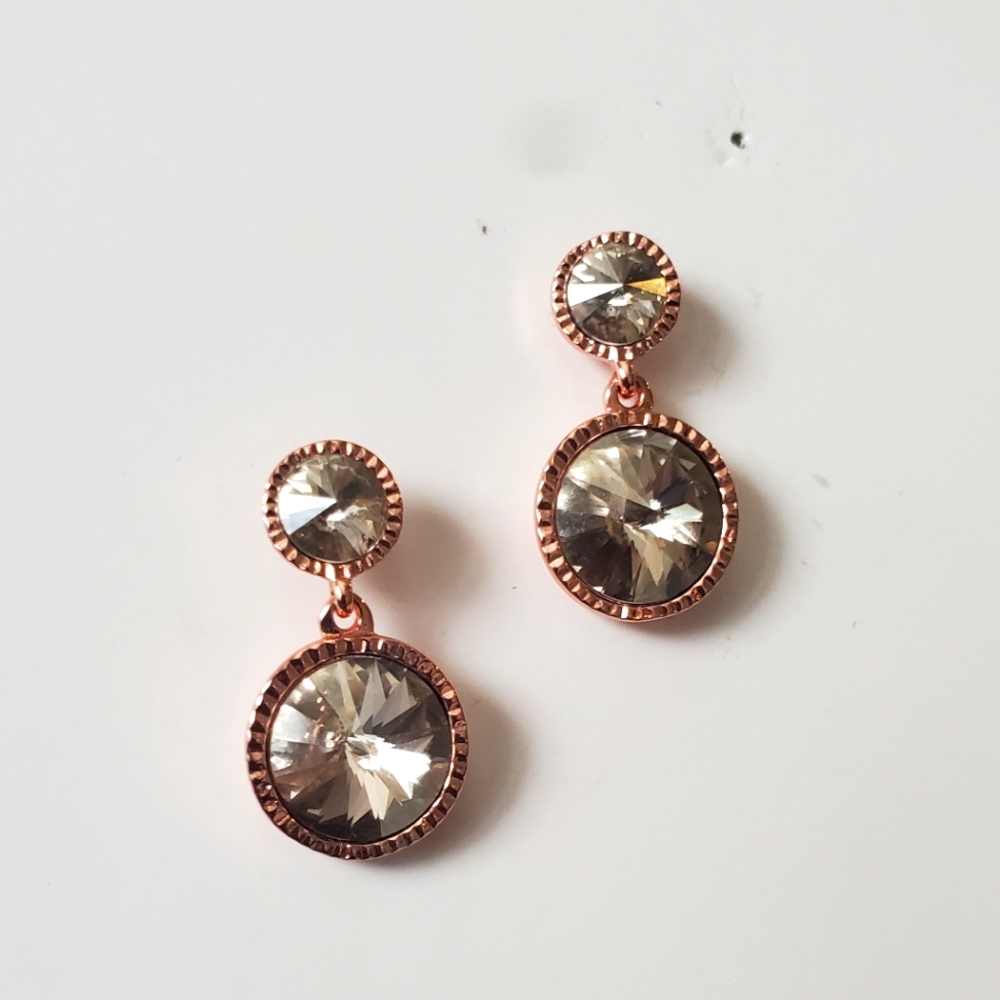Ted Baker Ronda Rivoli Swarovski Crystal Earrings